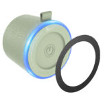 Φορητό Ηχείο Wireless Hoco HC49 Shine Mini Μαγνητικό TWS Hi-Fi Audio v6.0 700mAh 8W εως 4 Ώρες Αναπαραγωγής και Πολύχρωμο Φωτισμό Πράσινο - Image 3