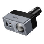 Φορτιστής Αυτοκινήτου Hoco Z65A 165W Smart High Power 2xUSB-C PD30W 1xUSB-A Θύρα Αναπτήρα και Περιστρεφόμενη Κεφαλή - Image 3