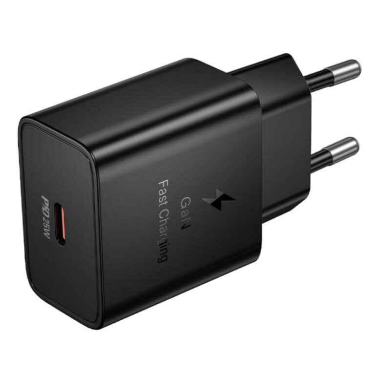 Φορτιστής Ταξιδίου Hoco N76 Star GaN 25W Fast Charge με 1xUSB-C Μαύρος