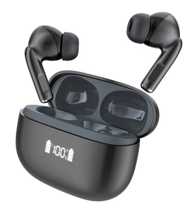 CELEBRAT earphones με θήκη φόρτισης W72