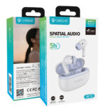 CELEBRAT earphones με θήκη φόρτισης W73, True Wireless, 13mm, 33/380mAh, λευκά - Image 6