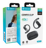 CELEBRAT earphones με θήκη φόρτισης W77, OWS, 12mm, 40/400mAh, μαύρα - Image 6