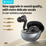CELEBRAT earphones με θήκη φόρτισης W80, True Wireless, 13mm, 30/230mAh, λευκά - Image 6