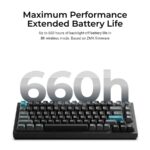 Keychron Q1 Ultra (Q1U-M3) ZMK RGB 8K Wireless Custom Mechanical Keyboard-Brown Switch 75% US - Image 3