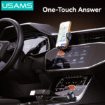 USAMS FM transmitter & φορτιστής CC328, USB/USB-C, 30W, Bluetooth, μαύρο - Image 6