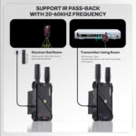 VRRIIS HDMI σύστημα ασύρματης μετάδοσης βίντεο WL082, 1080p, 2.4/5GHz, έως 400m - Image 5