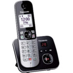 Ασύρματο Ψηφιακό Τηλέφωνο Panasonic KX-TG6861 EU  με Ανοιχτή Ακρόαση Αποκλεισμό Kλήσεων Αυτόματο Τηλεφωνητή Μαύρο