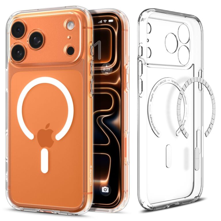 Θήκη Spigen Ultra Hybrid Magsafe για iPhone Apple 17 Pro Max Διάφανο-Λευκό