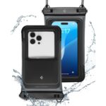 Θήκη Αδιάβροχη Spigen A611P IPX8 Floating Universal Διαστάσεις 13.3cm x 22.5cm 2 τεμαχίων  Ματ Μαύρη - Image 2