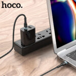 Καλώδιο Hoco. SU99 Pro USB-C σε Lightning Fast Charging PD27W Braided Μαύρο 2m - Image 4