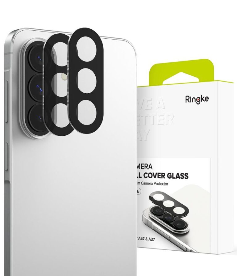 Προστασία Κάμερας Ringke Full Cover για Samsung SM-A376 Galaxy A37 SM-A576 Galaxy A57  Μαύρο 2 Τεμαχίων