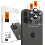Προστασία Κάμερας Spigen Optik Pro L-Series Ez Fit για Apple iPhone 16 Pro 16 Pro Max 17 Pro 17 Pro Max Μαύρο-Κόκκινο 2τμχ