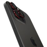 Προστασία Κάμερας Spigen Optik Pro L-Series Ez Fit για Apple iPhone 16 Pro 16 Pro Max 17 Pro 17 Pro Max Μαύρο-Κόκκινο 2τμχ - Image 4