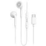 Hands Free Hoco. DM51 Fringe Stereo USB-C με Μικρόφωνο 1.2m Λευκά Συμβατά με Όλες τις USB-C Συσκευές