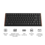 Keychron K3 Ultra (K3U-H3) QMK 8K Wireless Mechanical Keyboard Brown Switch Low Profile Wood Fr. 75% - Image 2