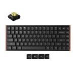 Keychron K3 Ultra (K3U-H4) ZMK 8K Wireless Mechanical Keyboard Banana Switch Low Prof. Wood Fr. 75%
