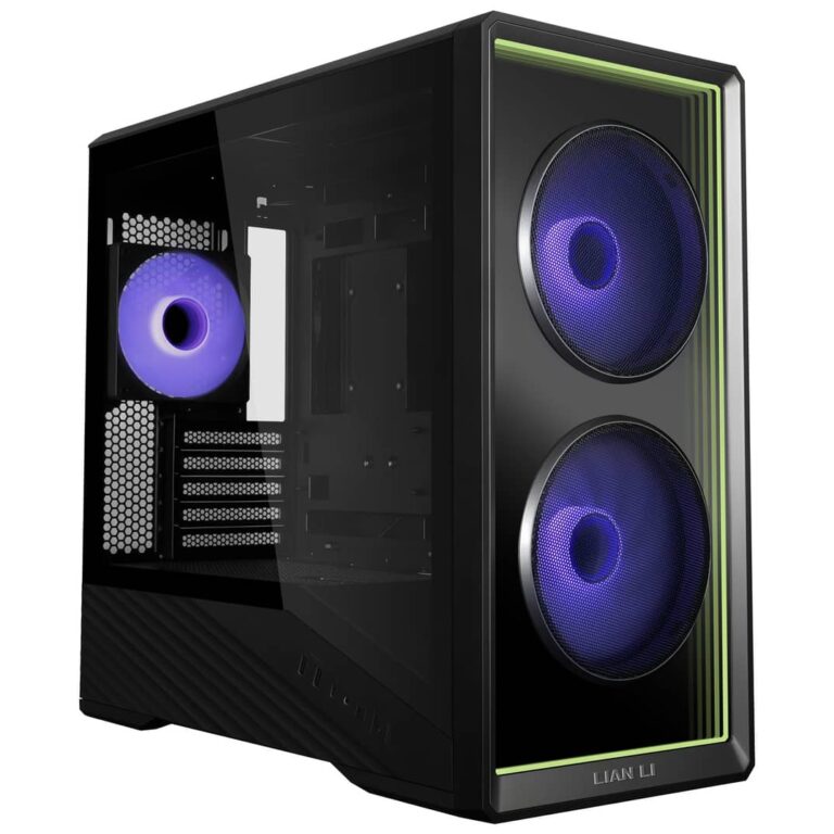 Lian Li Vector V150 Black - w/ 3 x ARGB Fans + Hub - Infinity Mirror - Micro-ATX
