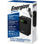 Power Bank Energizer JE10001JP 10000mAh PD15W QC 1xUSB-A 1xUSB-C Προσάρτημα Εκκίνησης Αυτοκινήτου 1500A και Air Pump 11 bar Μαύρο - Image 2