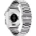 Smartwatch Maxcom FW65 Iron S 1.95” Amoled IP68 400mAh με Έξτρα Λουράκι Ασημί - Image 2