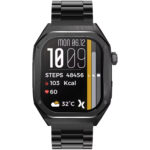 Smartwatch Maxcom FW65 Iron S 1.95” Amoled IP68 400mAh με Έξτρα Λουράκι Μαύρο - Image 3
