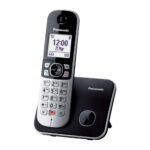 Ασύρματο Ψηφιακό Τηλέφωνο Panasonic KX-TG6851 EU  με Μεγάλη Οθόνη και Ανοιχτή Ακρόαση Μαύρο-Ασημί - Image 3