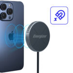 Ασύρματος Φορτιστής Energizer WCP112 15W Ultra-Thin Travel Size Fast Charge USB-C με Πιστοποίηση Qi2 Μαύρος