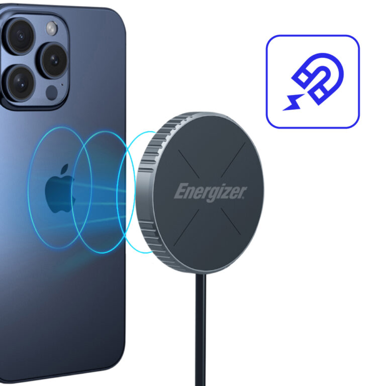 Ασύρματος Φορτιστής Energizer WCP112 15W Ultra-Thin Travel Size Fast Charge USB-C με Πιστοποίηση Qi2 Μαύρος