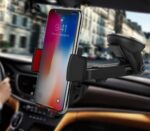 Βάση Στήριξης Αυτοκινήτου Hoco. CAD01 Easy-lock με 360 Περιστροφή Μαύρο - Κόκκινο - Image 4