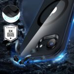 Θήκη Esr Classic Hybrid Halolock Magsafe για Apple iPhone 16e 17e Διάφανη-Μαύρη - Image 4