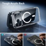 Θήκη Esr Classic Hybrid Magsafe με Tempered glass για iPhone Apple 17 Pro Max  Διάφανο - Image 2