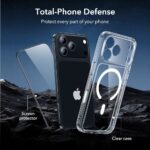 Θήκη Esr Classic Hybrid Magsafe με Tempered glass για iPhone Apple 17 Pro Max  Διάφανο - Image 4