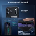 Θήκη Esr Classic Hybrid Magsafe με Tempered glass για iPhone Apple 17 Pro  Διάφανο-Μαύρο - Image 3