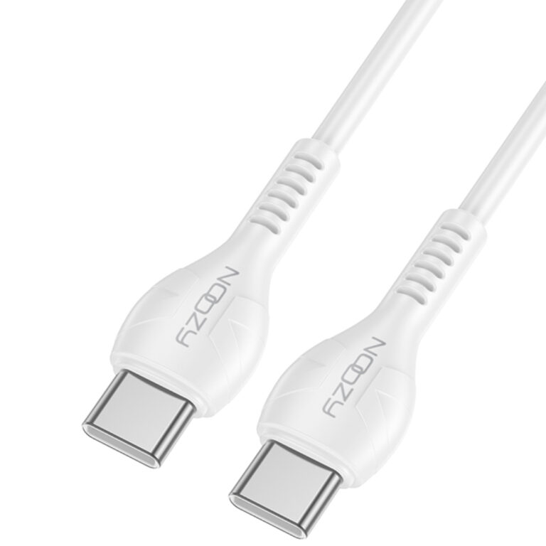 Καλώδιο Σύνδεσης και Φόρτισης A45 Power USB-C σε USB-C Fast Charging 60W+Apple PD27 Λευκό 1m
