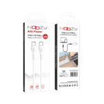 Καλώδιο Σύνδεσης και Φόρτισης A45 Power USB-C σε USB-C Fast Charging 60W+Apple PD27 Λευκό 2m - Image 2