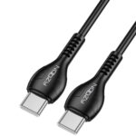 Καλώδιο Σύνδεσης και Φόρτισης A45 Power USB-C σε USB-C Fast Charging 60W+Apple PD27 Μαύρο 1m