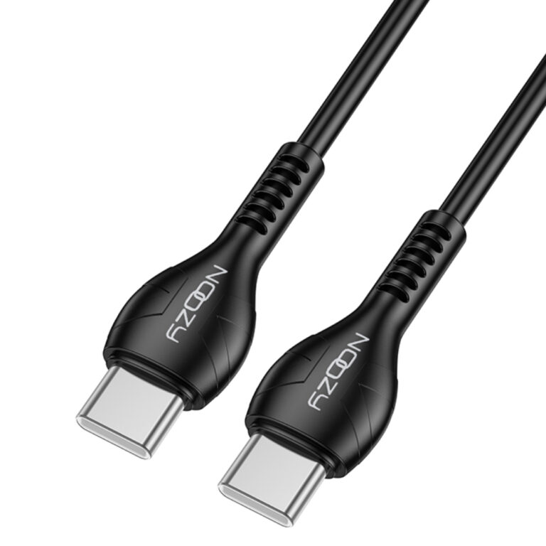 Καλώδιο Σύνδεσης και Φόρτισης A45 Power USB-C σε USB-C Fast Charging 60W+Apple PD27 Μαύρο 2m
