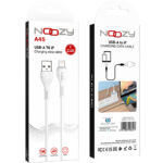 Καλώδιο Σύνδεσης και Φόρτισης Noozy A45 USB σε Lightning Λευκό 1m - Image 2