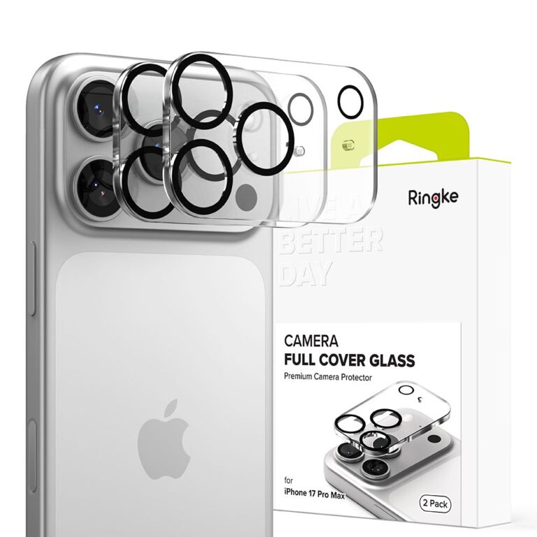 Προστασία Κάμερας Ringke Full Cover για Apple iPhone 17 Pro Max  Μαύρο 2 Τεμαχίων