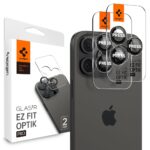 Προστασία Κάμερας Spigen Optik Pro Ez Fit Glass για Apple iPhone 16 Pro 16 Pro Max 17 Pro 17 Pro Max Μαύρο 2 Τμχ