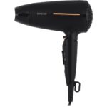Σεσουάρ Μαλλιών Ταξιδίου Sencor SHD 0045BK 1600W Αναδιπλούμενο με 2 Επιλογές Θερμοκαρασίας και Ταχύτητας Αέρα Μαύρο