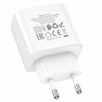 Φορτιστής Ταξιδίου Noozy Core C21 PD25W με Καλώδιο USB-C σε USB-C 1m Λευκό - Image 3