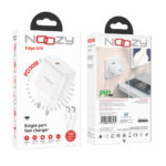 Φορτιστής Ταξιδίου Noozy Edge E25 PD30W με Καλώδιο USB-C σε USB-C 1m Λευκό - Image 2