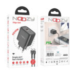 Φορτιστής Ταξιδίου Noozy Edge E25 PD30W με Καλώδιο USB-C σε USB-C 1m Μαύρο - Image 2