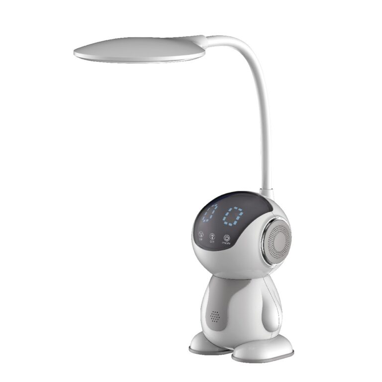 Φωτιστικό με Λάμπα LED Maxcom ML4900 Astral 500 Lumens IP20 με 3 Επίπεδα Φωτεινότητας και Πλήκτρα Αφής Γκρι-Λευκό
