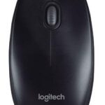 MOUSE LOGITECH WIRED OPTICAL USB B100 Black