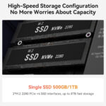 BEELINK mini PC EQR7, AMD Ryzen 7 7735U, 16GB, 500GB M.2, Windows 11 Pro - Image 5
