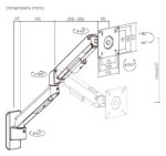BRATECK επιτοίχια βάση οθόνης LDA113-112, 17-32", έως 9kg - Image 5