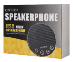 CMTECK επιτραπέζιο μικρόφωνο LE2102 με ηχείο, omnidirectional, USB/USB-C, μαύρο - Image 4