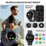 KOSPET smartwatch Orb, heart rate, 1.43" AMOLED, IP68, μαύρο - Image 5