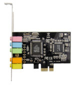 POWERTECH κάρτα επέκτασης ήχου PCIe σε 2x channel audio ST13, CMI8738 + ASM1083 - Image 2